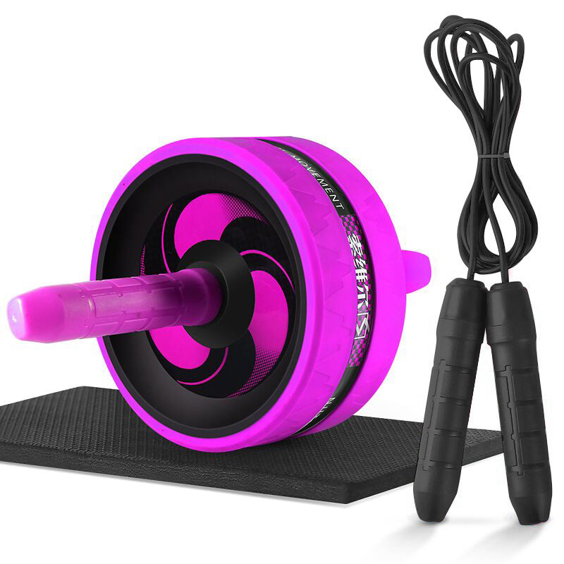 Abdominal Roller With Mat And Jump Rope Set